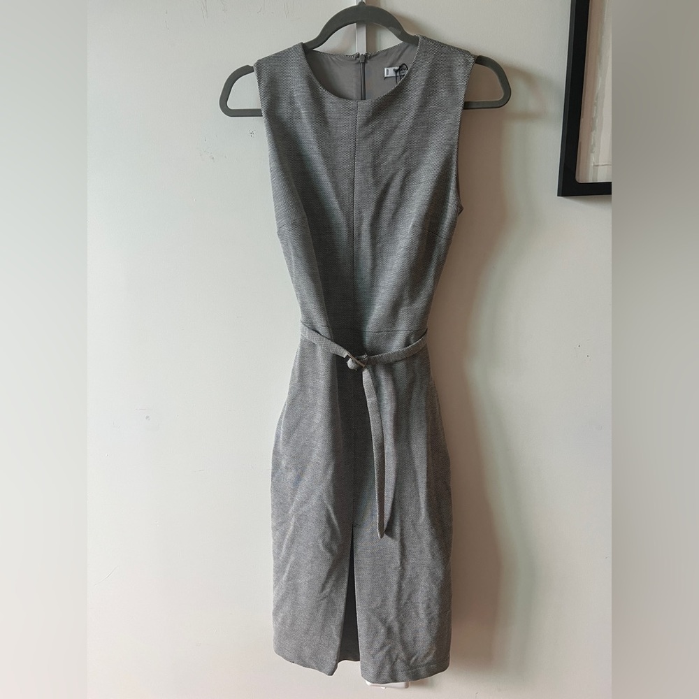 Mango Gray Midi Dress